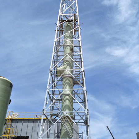 廢氣排放煙囪塔設計制作價格實惠