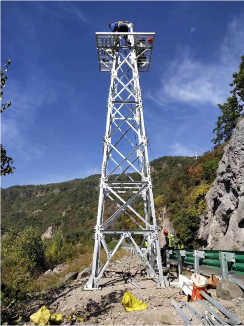 甘肅35米森林防火監控塔型號